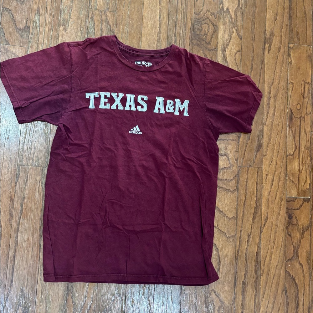 Adidas Texas A&M Maroon T-Shirt